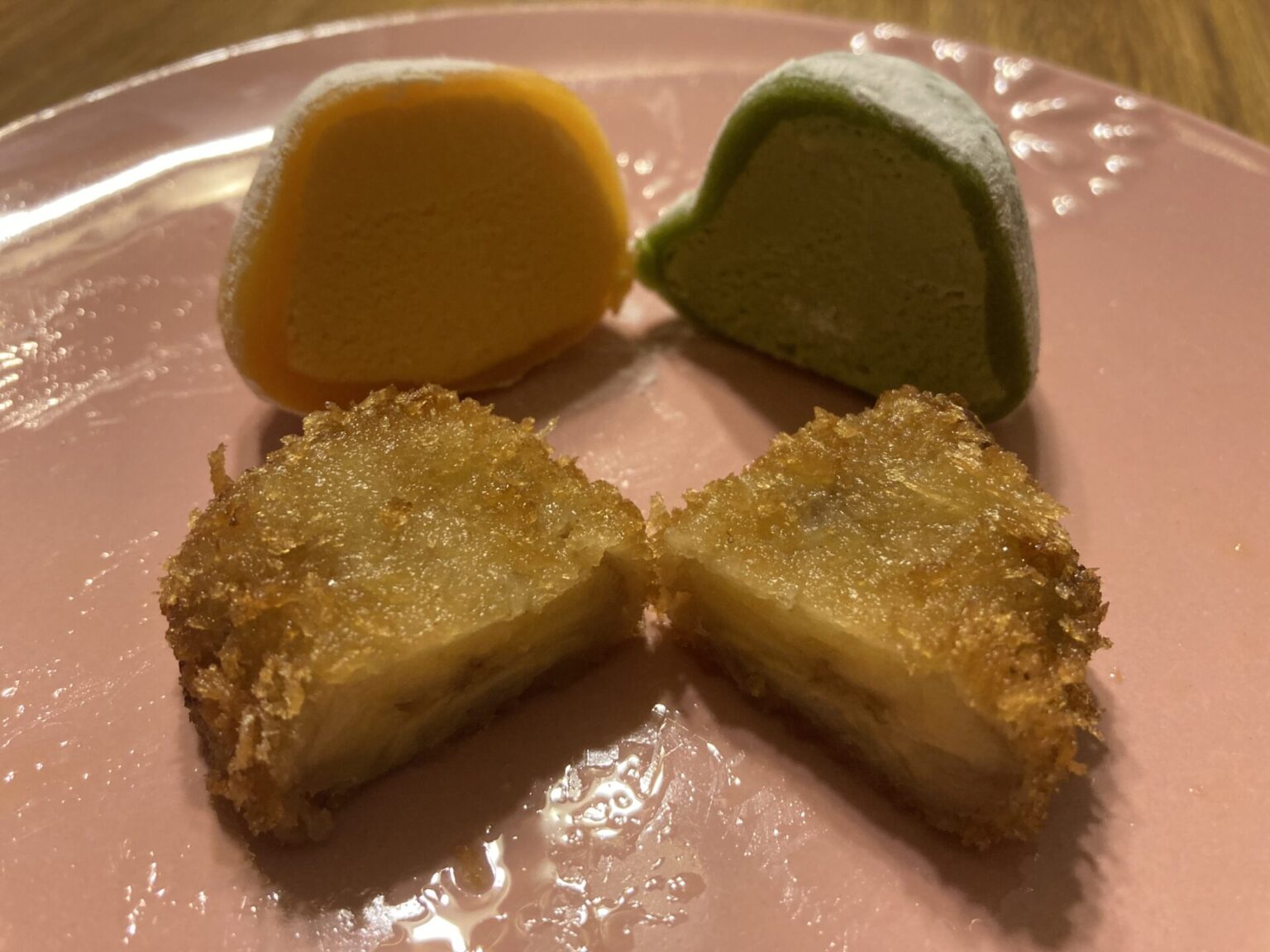 Deep Fried Bananas w. Mochi/Akame Sushi Around the 715