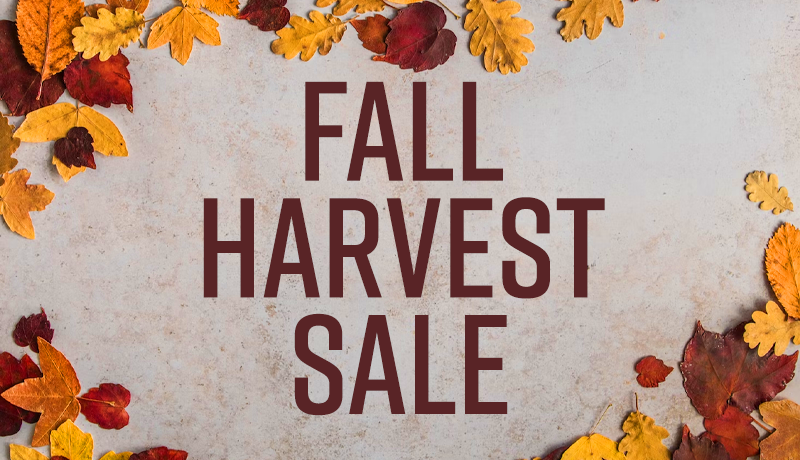 Autumn harvest sale