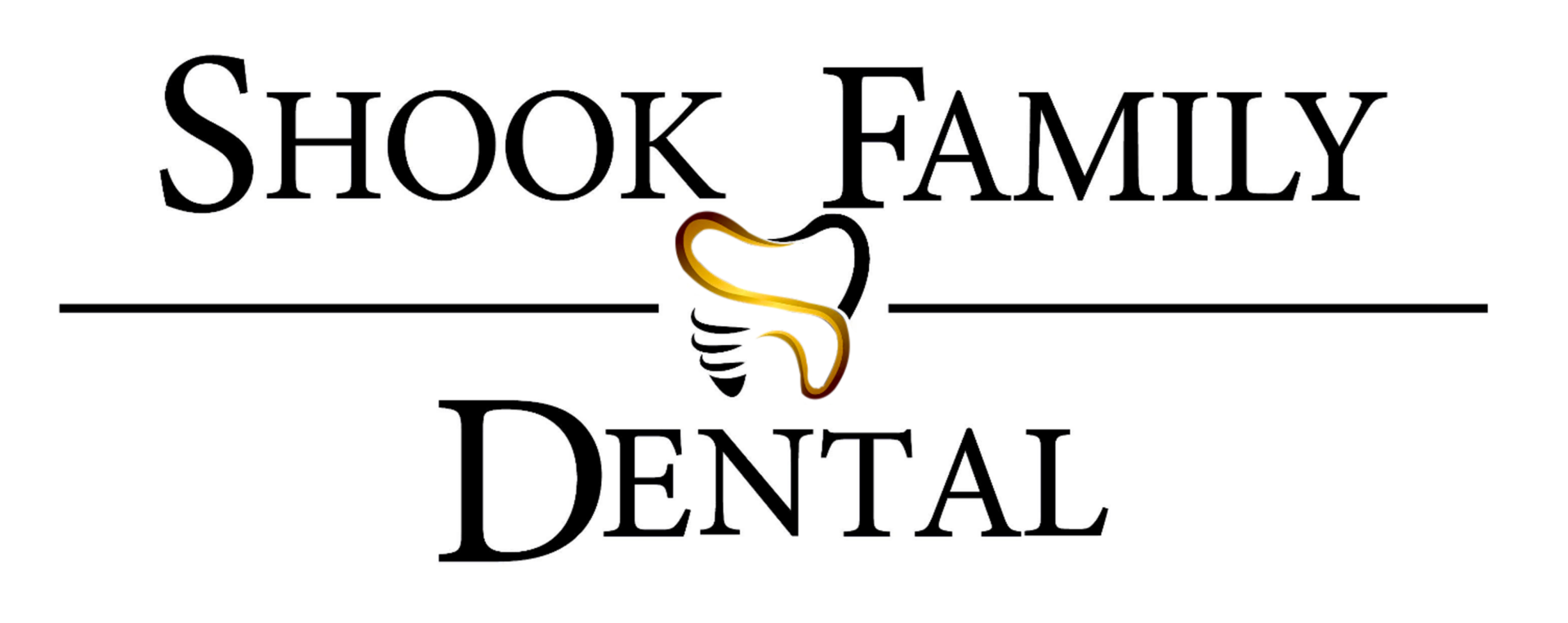 Shook Family Dental Black and White background
