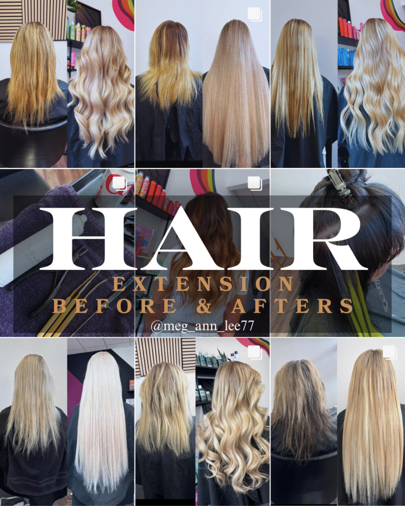 hair extensions from moss salon